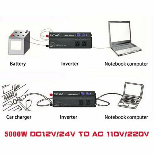 Inversor de poder 4000W(Power Inverter Watt DC 12V to AC 110V)