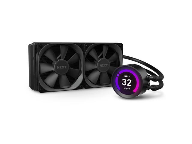 Targeta de video NZXT Kraken Z53 240mm - RL-KRZ53-01 - AIO RGB CPU Liquid Cooler - Customizable LCD Display - Improved Pump - Powered by CAM V4 - RGB Connector - Aer P 120mm Radiator Fans (2 Included)