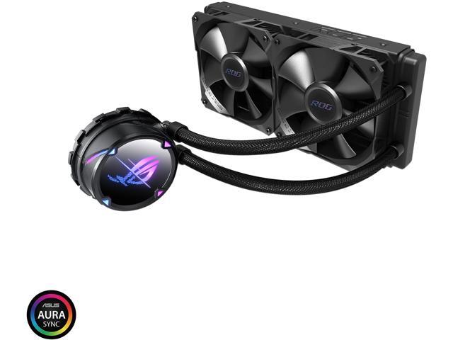 Tarjeta de video ASUS ROG Strix LC II 240 All-in-one AIO Liquid CPU Cooler 240mm Radiator, Intel LGA1700, 115x/2066 and AMD AM4/TR4 Support, 2x120mm 4-pin PWM Fans