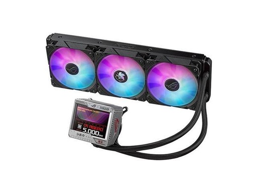 Tarjeta de video ASUS ROG Ryujin II 360 RGB EVA Co-branded All-in-One Liquid CPU Cooler 360mm Cooler (3.5&quot; Color LCD, 3x Noctua iPPC 2000 PWM 120mm Cooler Fans, Compatible with Intel LGA1700, 1200 and AM4 Sockets)