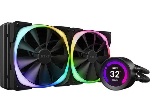 Tarjeta de video NZXT Kraken Z63 280mm Liquid Cooler with LCD Display LGA 1700 Compatible - Black