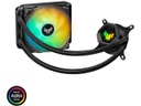 ASUS TUF Gaming LC 120 ARGB all-in-one liquid CPU cooler (Aura Sync, TUF 120mm ARGB radiator fan with fan blade groove design)