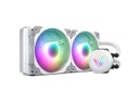 Vetroo V240 White 240mm Radiator Addressable RGB All-in-One AIO CPU Liquid Water Cooler for Intel 1700/1200/115X and Ryzen AMD AM4, 2X 120mm ARGB PWM Fans