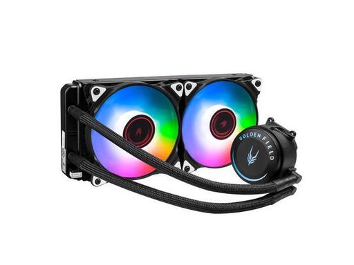 GOLDEN FIELD SF240 RGB All-in-One Liquid CPU Cooler with 240mm Radiator Water Cooling Cooler System AMD Intel CPU Water Cooler
