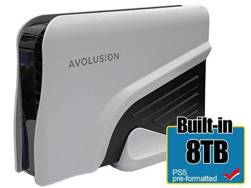 Disco Externo Serie Avolusion PRO-Zpara consola de juegos PS5 (blanco) - 2 años de garantía