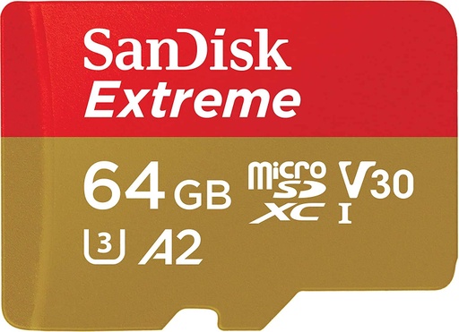 Memoria Micro Sd 64GB SanDisk Extreme U3 A2 V30 UHS-I